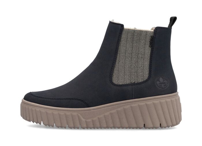 Rieker, trendige Damen-Boots, Winterschuhe, mit herausnehmbarem Fu&szlig;bett 