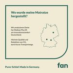 7-Zonen-Kaltschaumkern-Matratze &bdquo;fan Medisan Plus KS&ldquo; 