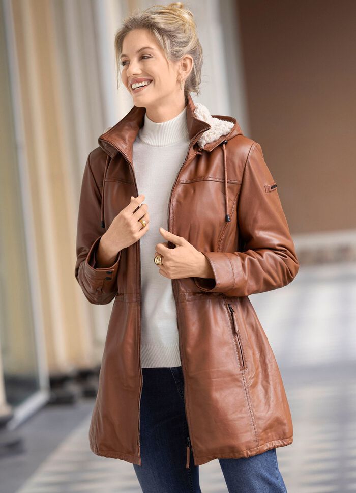 Lederkurzmantel von &bdquo;Cabrini&ldquo; 