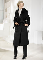 Mantel mit G&uuml;rtel in Trench-Optik 