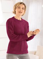 Pullover mit streckendem Strickmix 