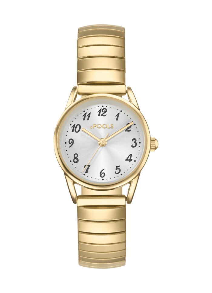 Zeitlose Quartz-Damenuhr Pools 1989 mit Zugband 