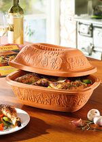 R&ouml;mertopf mit Kochbuch 