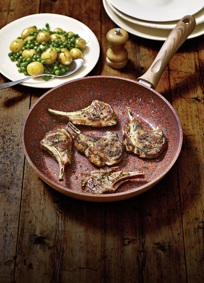 Livington Copper & Stone Pfannen mit Antihaftbeschichtung 