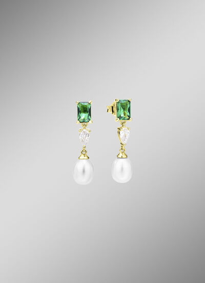 Eleganz in Bewegung &ndash; Ohrstecker mit Perlen und Kristallglanz 