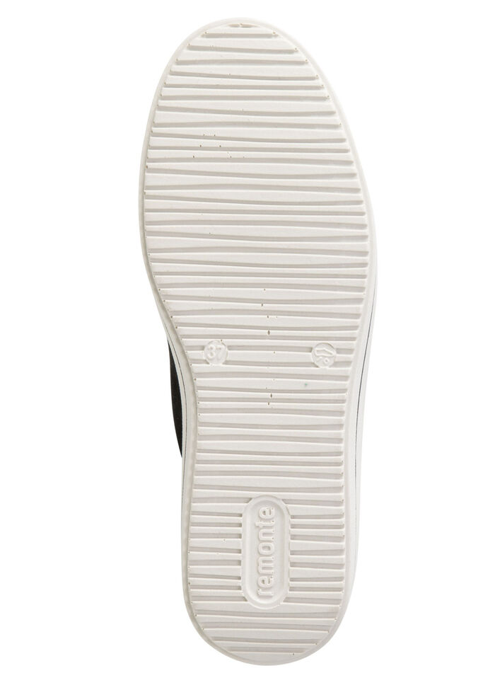 Remonte Bootie mit funkelnder Zierkette an der Schnürung SCHWARZ