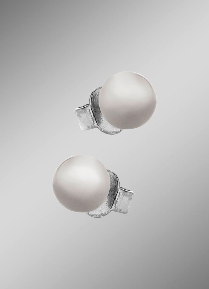 Kleine aber feine Kugel-Ohrstecker aus Titan 