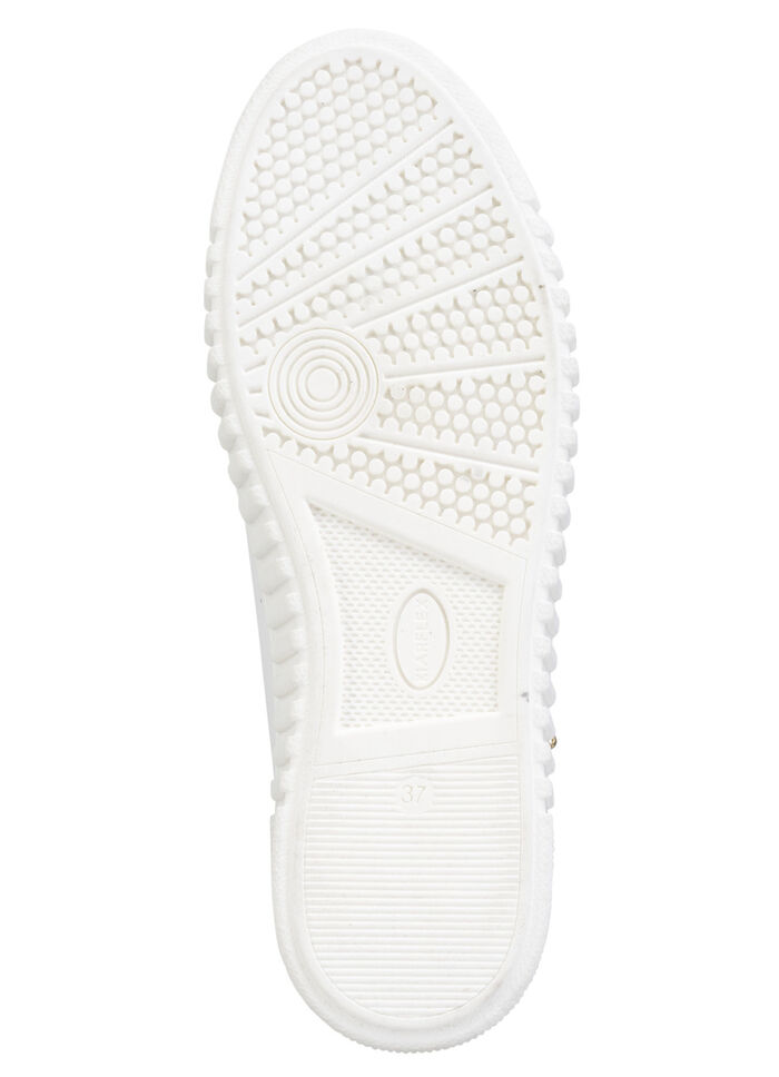 ELENA EDEN, stylische Damen-Sneaker, Weite G, herausnehmbares Fußbett WEISS