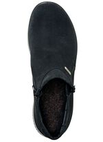 Atmungsaktive Damen-Boots, Winterschuhe, Weite K, mit Rei&szlig;verschluss SCHWARZ