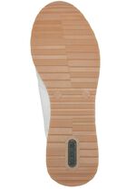 Remonte Sneaker mit unterlegter Zierlochung WEISS-SAND