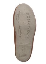 Stiefelette aus Veloursmaterial mit Klettverschluss BRAUN