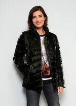 Steppjacke in Metallic-Optik 