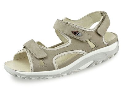 Waldläufer, sportliche Damen-Sandalen, Weite H, mit herausnehmbarem Fußbett 