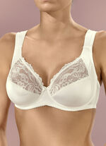 Viania Zweierpack Bügel-BH mit Elastikspitze SEKT