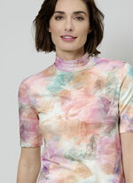 Shirt mit modischem Stehkragen 