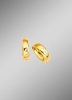 Klappcreolen mit synth. Zirkonia 