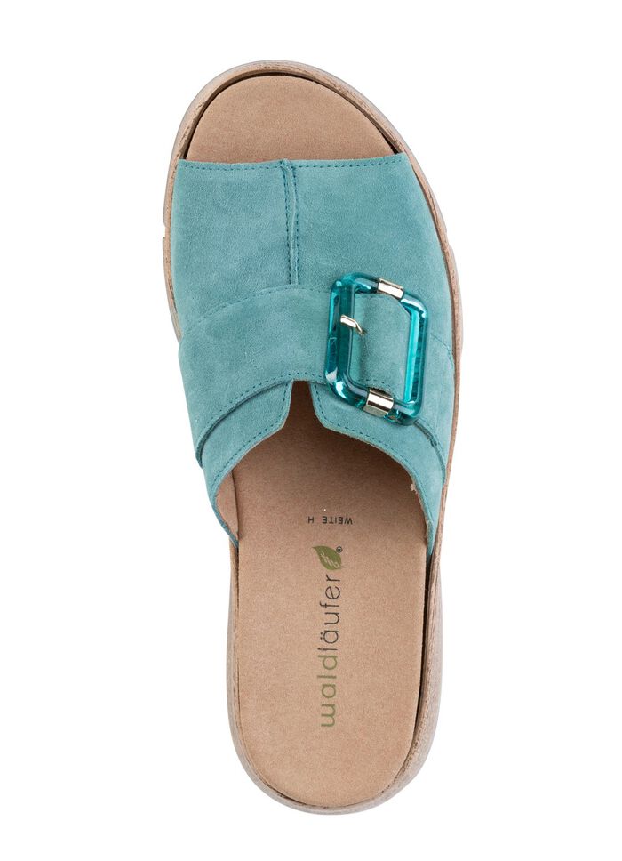 Waldl&auml;ufer Pantolette mit Zier-Schlie&szlig;e JADEGR&Uuml;N