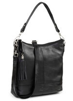 Laurina, Tasche, Damen, mit verstellbarem, abnehmbarem Umhängeriemen SCHWARZ