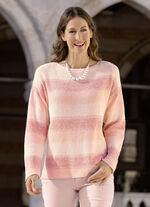 Pullover in Reiskornstrick 