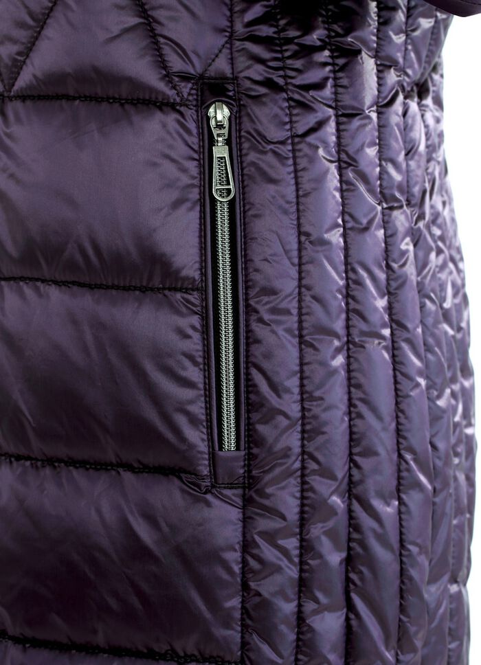 Kurzmantel mit Längssteppung seitlich 