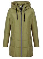 Steppjacke mit fester Kapuze 