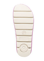 Laurina, trendige Damen-Hausschuhe, Weite G, mit anatomisch geformtem Fußbett PINK