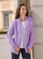 Strickjacke in Grobstrick 