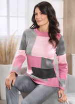 Pullover mit Intarsien 