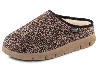 Laurina, modische Damen-Hausschuhe, mit Plüsch 