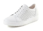 Waldl&auml;ufer, sommerliche Damen-Sneaker, Weite H, mit herausnehmbarem Fu&szlig;bett WEISS