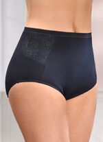 Dreierpack Slips mit elastischen Spitzenbes&auml;tzen 