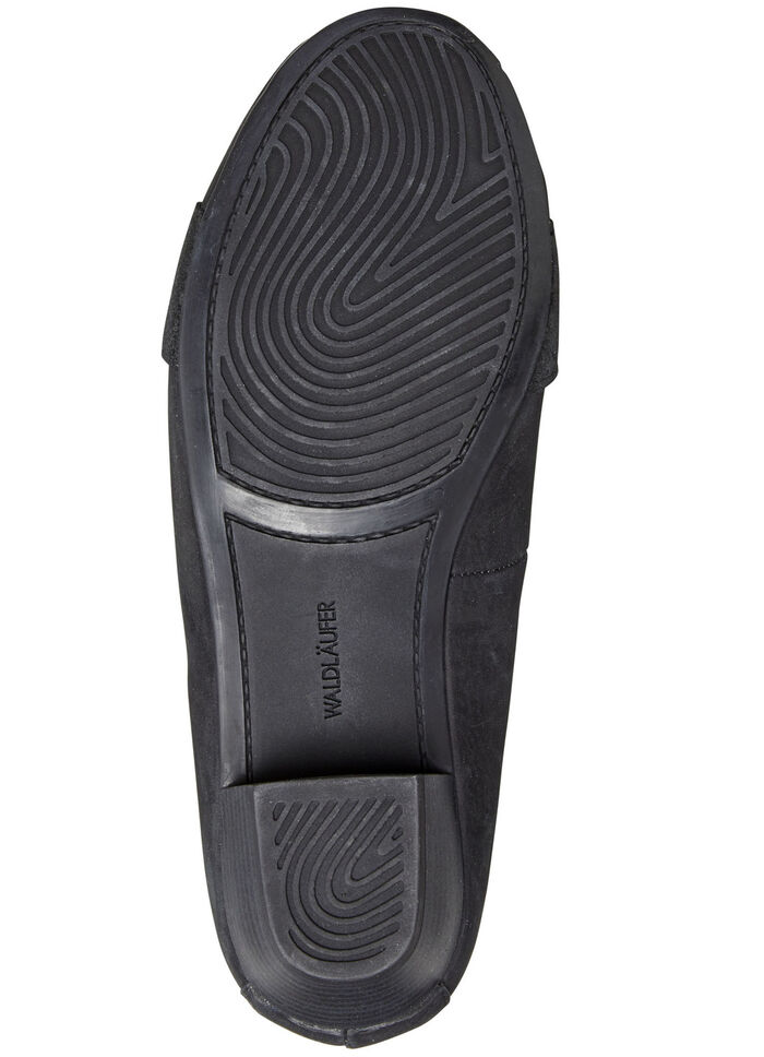 Waldläufer, bequeme Damen-Pumps, Weite K, mit herausnehmbarem Fußbett SCHWARZ