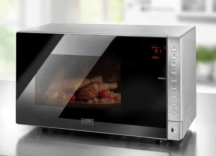 Caso Mikrowelle HCMG25 mit Hei&szlig;luft-Technologie 