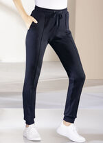 Freizeithose mit Biesennaht MARINE