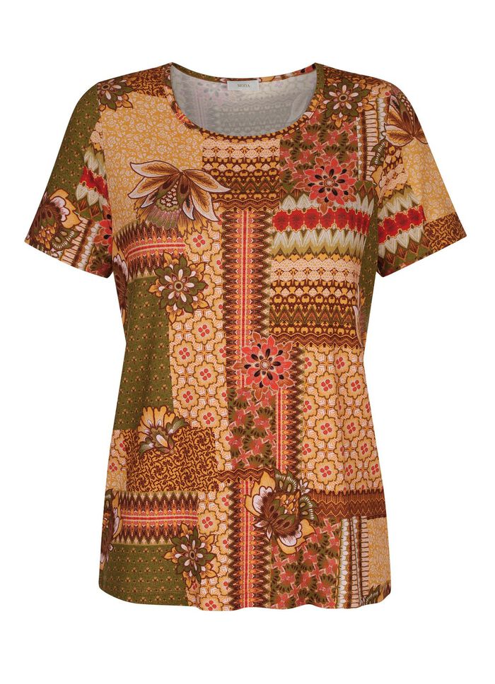 Shirt in gepatchter Optik  