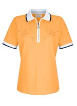 Poloshirt mit Cut-Outs in 2 Farben GELB
