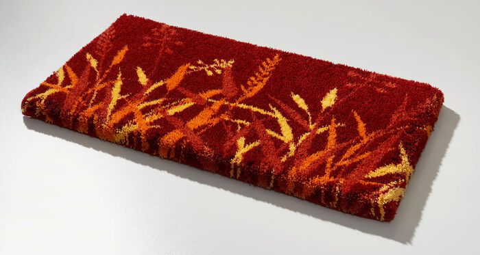 Naturnahe Badgarnitur mit Gr&auml;sermotiv TERRA