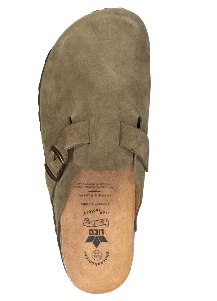 Klassische Herren-Clogs, mit verstellbarer Spange OLIV