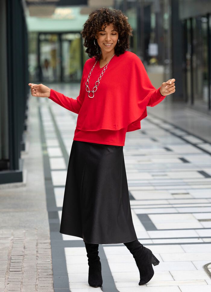 Pullover in 2-Lagen-Look 