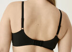 Naturana BH mit gepolsterten Cups SCHWARZ