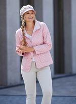 Wendejacke mit Knopfleiste ROS&Eacute;/ROS&Eacute;-WEISS
