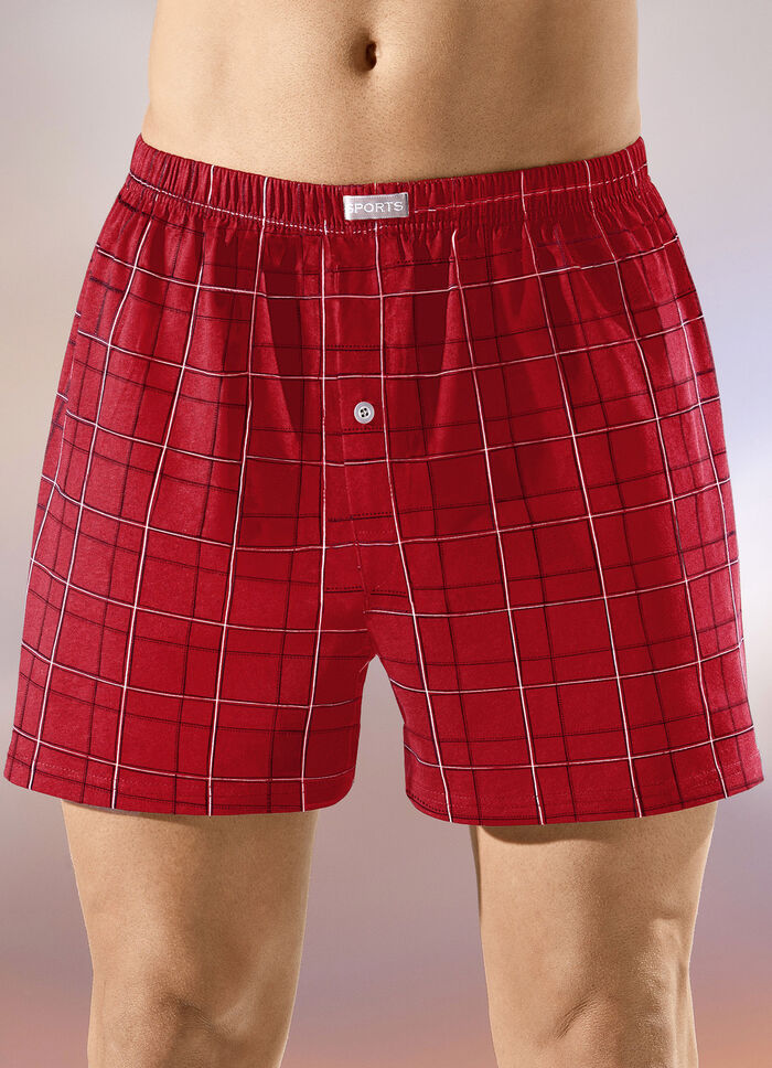 Mehrfachpack Boxershorts mit knöpfbarem Eingriff, bunt 