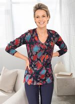 Shirt mit Ziersteinen im Vorderteil 