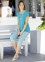 Caprihose in bequemer Schlupfform 