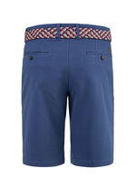 L&auml;ssige "Redpoint"-Bermudas mit Stoffg&uuml;rtel in 3 Farben DUNKELBLAU