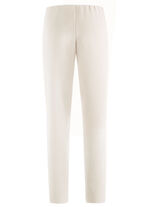 Knöchellange Hose mit angeschnittenem Bund BEIGE