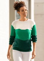 Pullover in Color-Blocking 