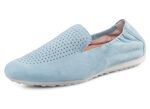 ELENA EDEN Slipper aus weichem Veloursleder mit luftiger Perforation 