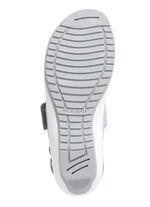 Waldläufer Sandale aus Nappa- und Nubukleder HELLBLAU-SILBER