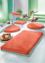 Mesana Badgarnitur mit rutschhemmender R&uuml;ckseite ZIEGEL